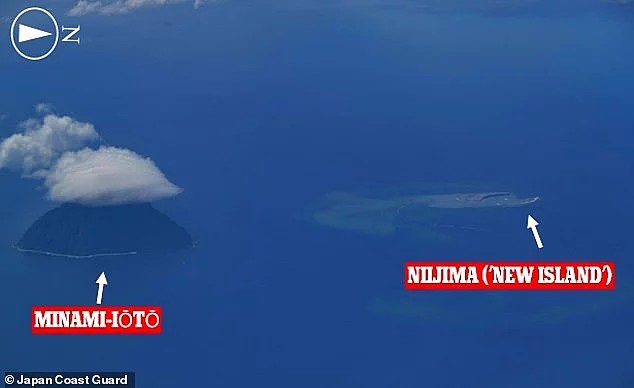 İki gün sonra, Japon Sahil Güvenlik görevlileri ilk olarak Nijima'yı gördü (sağda)