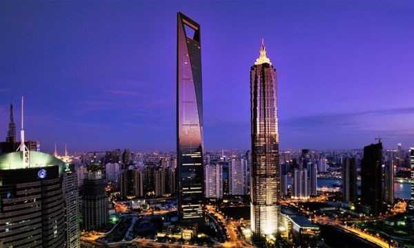 Şanghay Dünya Finans Merkezi - Şanghay, Çin, yükseklik - 491 metre