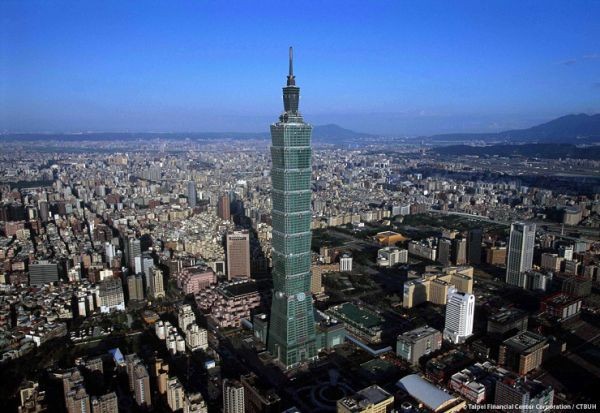 Taipei 101 - Taipei, Tayvan, yükseklik - 509 metre